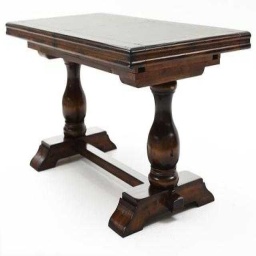 Antique Walnut Trestle Dining Table — walnut