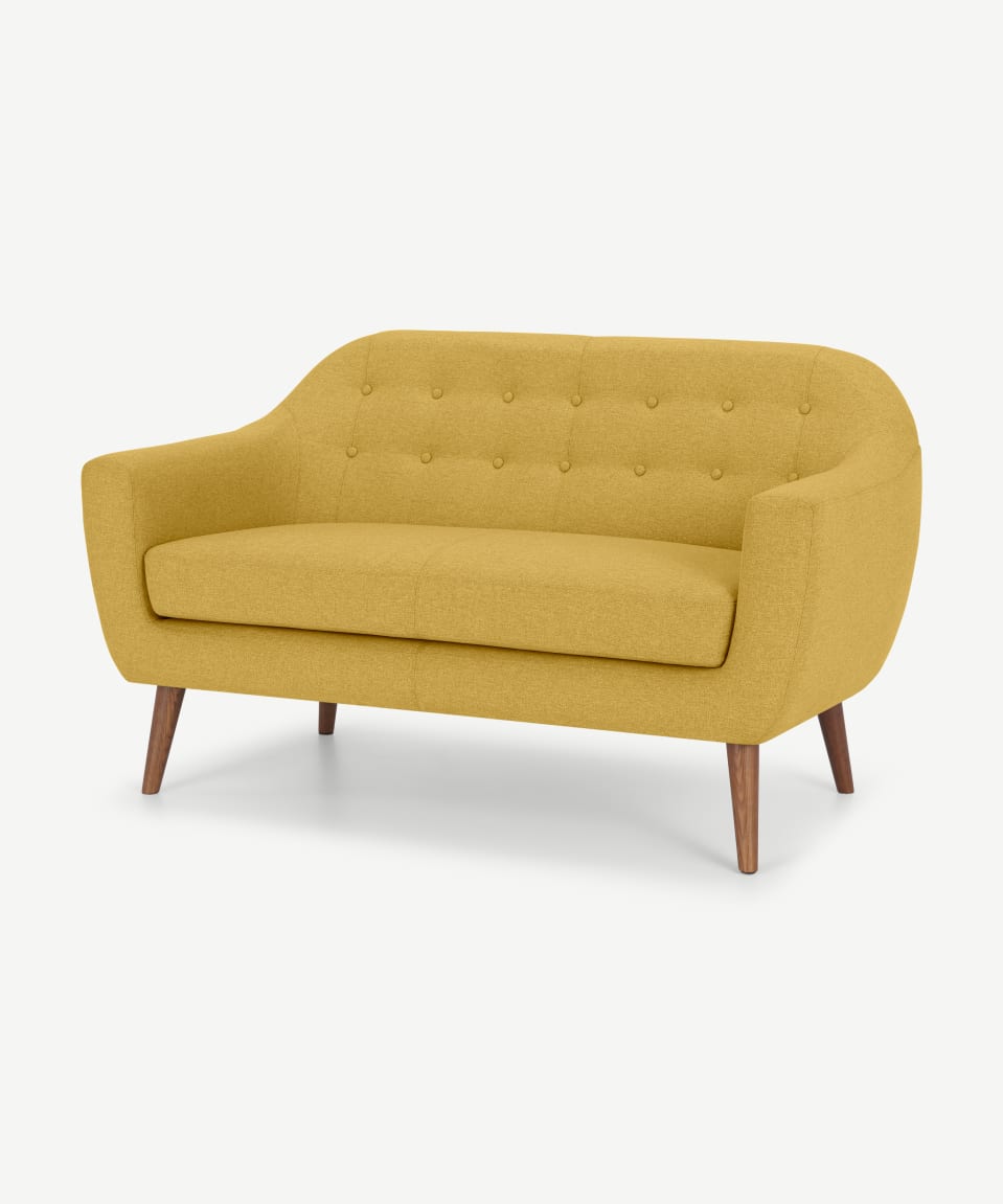 Lawson-Style Upholstered Sofa — Navy blue performance fabric