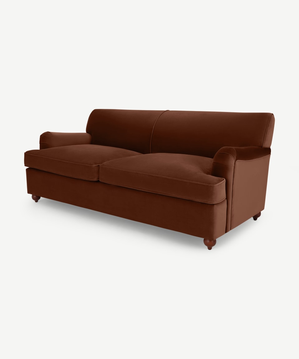 Midcentury Modern Sectional Sofa — Grey oak