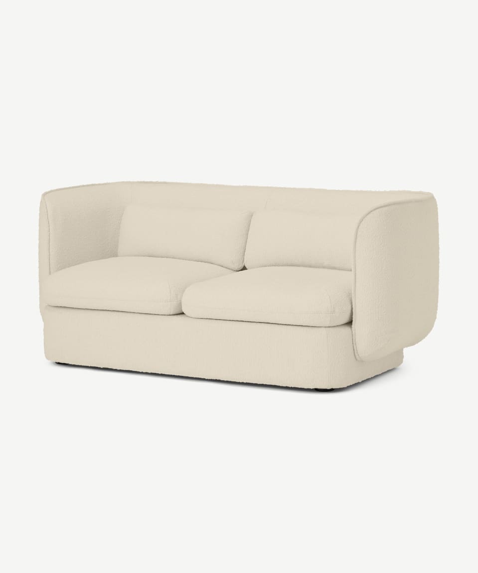 Modern Velvet Sofa — Emerald green velvet