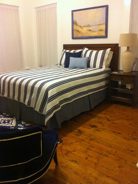 Sleek Metal Canopy Bed — steel