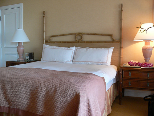 Vintage Brass Spindle Bed — brass